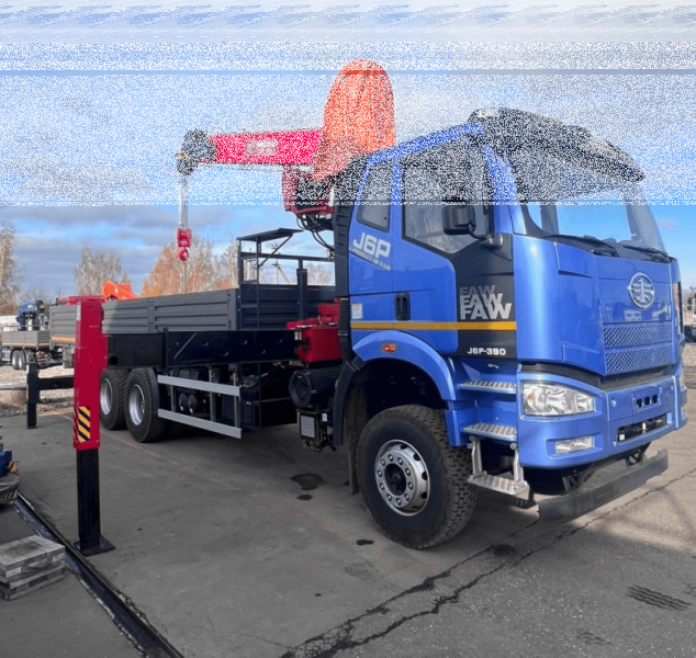 Кран-манипулятор Horyong HRS 216 на шасси FAW CA3310