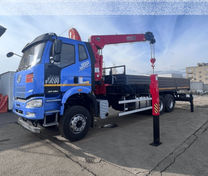 Кран-манипулятор Horyong HRS 216 на шасси FAW CA3310