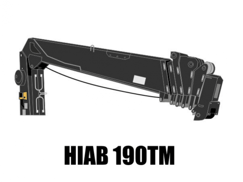 Кран-манипулятор HIAB 190TM на шасси КамАЗ 43118-3090-50