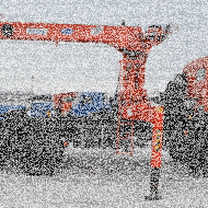 Кран-манипулятор КМУ Kanglim 1256 G2 на шасси КамАЗ 65117