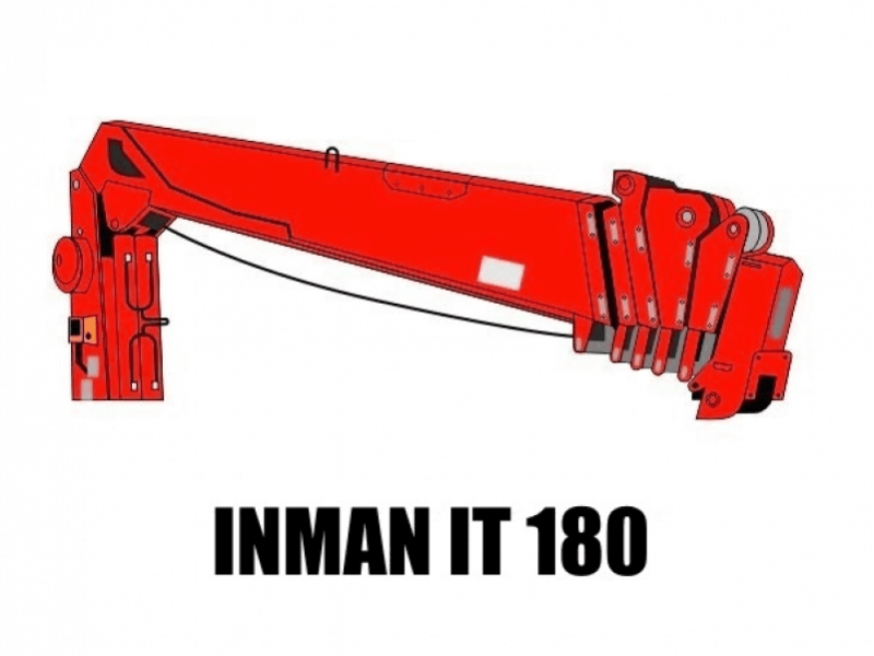 Кран-манипулятор ИНМАН INMAN ИТ-180 на шасси КамАЗ 65117