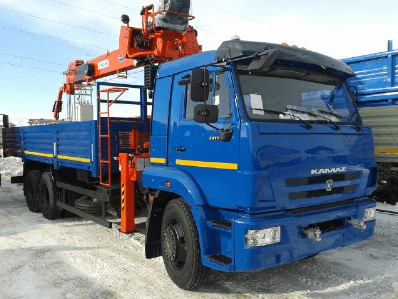 Кран-манипулятор Kanglim 1256 G2 на шасси КамАЗ 43118