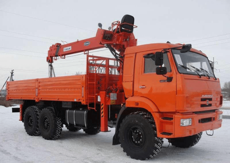 Кран-манипулятор Kanglim 1256 G2 на шасси КамАЗ 43118