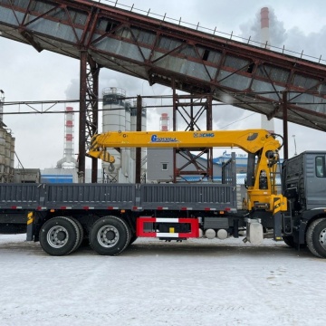 Кран-манипулятор XCMG SQS300-4 (SQS300E) 12 тонн на шасси HOWO T5G 6×4