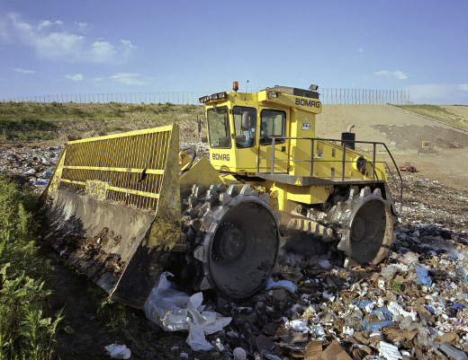 Уплотнитель мусора BOMAG BC 972 RB-2
