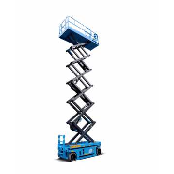 Ножничный подъемник Sinoboom 1212, грузоподъемность 320 кг, рабочая высота 13.90 м, тип питания Электрический, размер платформы 2.25х1.15х1.10 м