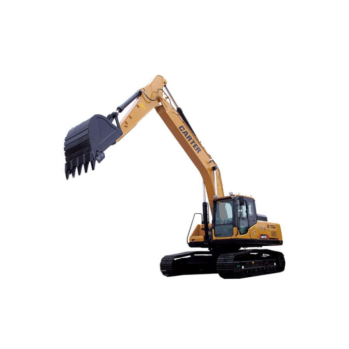 Экскаватор Carter CT260-8С, тип двигателя Дизельный жидкостного охлаждения, мощность двигателя 133 / 180.83 кВт / л/с, емкость ковша 1.3 м3, эксплуатационная масса 24900 кг