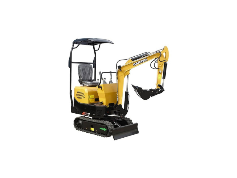 Легкий мини-экскаватор Carter CT10, эксплуатационная масса 920 кг